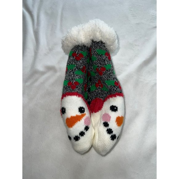 So! Ladies Snowman Slipper Socks NWT - Picture 4 of 6